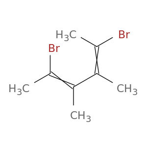 2,4-Hexadiene, 2,5-dibromo-3,4-dimethyl-