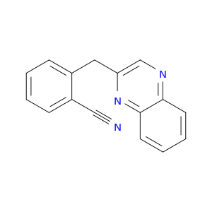 Benzonitrile, 2-(2-quinoxalinylmethyl)-