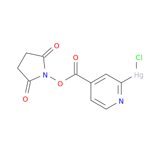 Mercury, chloro[4-[[(2,5-dioxo-1-pyrrolidinyl)oxy]carbonyl]-2-pyridinyl]-