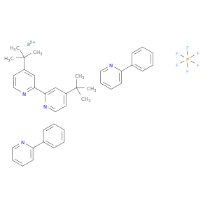 [4,4'-双(叔丁基)-2,2'-联吡啶-κN¹,κN¹']双[2-(2-吡啶基-κN)苯基-κC]铱(III)六氟磷酸盐