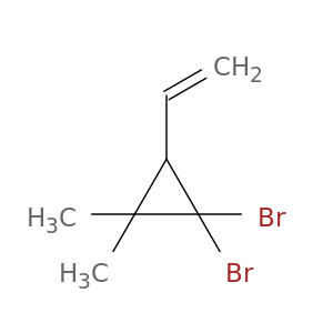 Cyclopropane, 1,1-dibromo-3-ethenyl-2,2-dimethyl-