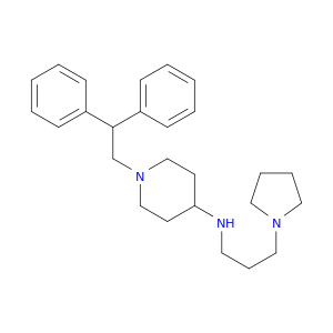4-Piperidinamine, 1-(2,2-diphenylethyl)-N-[3-(1-pyrrolidinyl)propyl]-