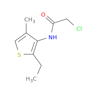 Acetamide, 2-chloro-N-(2-ethyl-4-methyl-3-thienyl)-