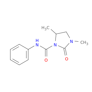 1-Imidazolidinecarboxamide, 3,5-dimethyl-2-oxo-N-phenyl-