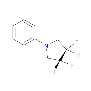 Pyrrolidine,3,4-difluoro-1-phenyl-, (3R,4R)-