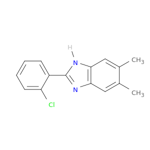 2-(2-氯苯基)-5,6-二甲基-1H-苯并咪唑