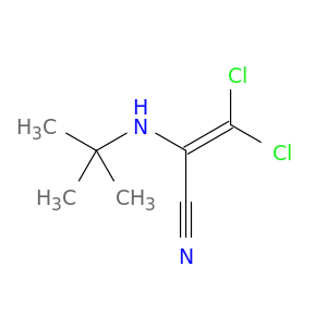 2-Propenenitrile, 3,3-dichloro-2-[(1,1-dimethylethyl)amino]-
