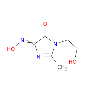 1H-Imidazole-4,5-dione, 1-(2-hydroxyethyl)-2-methyl-, 4-oxime