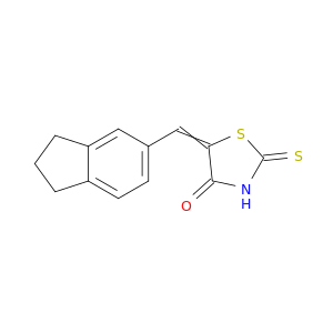 4-Thiazolidinone, 5-[(2,3-dihydro-1H-inden-5-yl)methylene]-2-thioxo-