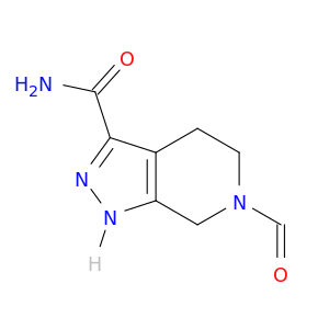 6-甲酰基-4,5,6,7-四氢-1H-吡唑[3,4-C]吡啶-3-甲酰胺