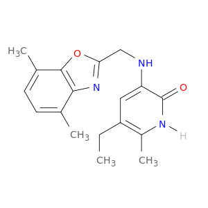 2(1H)-Pyridinone,3-[[(4,7-dimethyl-2-benzoxazolyl) methyl]amino]-5-ethyl-6-methyl-