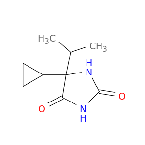 5-cyclopropyl-5-(propan-2-yl)imidazolidine-2,4-dione
