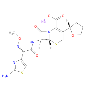 (6R,7R)-7-((Z)-2-(2-氨基噻唑-4-基)-2-(甲氧基亚氨基)乙酰氨基)-8-氧代-3-((S)-四氢呋喃-2-基)-5-硫杂-1-氮杂二环[4.2.0]辛-2-烯-2-羧酸钠