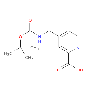 4-(叔丁氧羰基氨基甲基)吡啶-2-羧酸