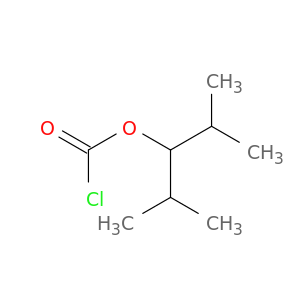Carbonochloridic acid, 2-methyl-1-(1-methylethyl)propyl ester