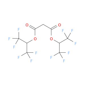 Propanedioic acid, bis[2,2,2-trifluoro-1-(trifluoromethyl)ethyl] ester