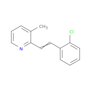 2-[2-(2-chlorophenyl)ethenyl]-3-methylpyridine