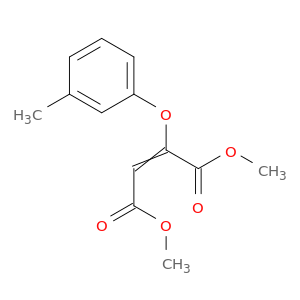 2-Butenedioic acid,2-(3-methylphenoxy)-, dimethyl ester, (E)- (9CI)