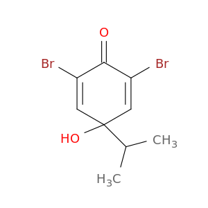 2,5-Cyclohexadien-1-one, 2,6-dibromo-4-hydroxy-4-(1-methylethyl)-