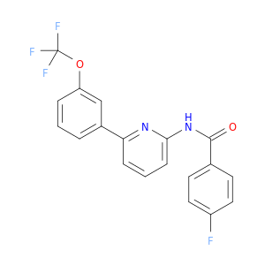 Benzamide, 4-fluoro-N-[6-[3-(trifluoromethoxy)phenyl]-2-pyridinyl]-
