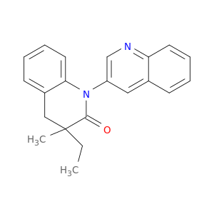 [1(2H),3'-Biquinolin]-2-one, 3-ethyl-3,4-dihydro-3-methyl-
