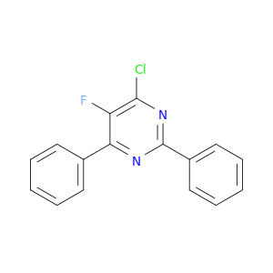 4-chloro-5-fluoro-2,6-diphenyl-pyrimidine