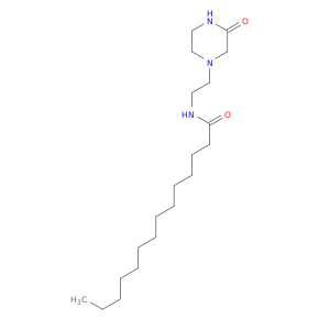 Tetradecanamide, N-[2-(3-oxo-1-piperazinyl)ethyl]-