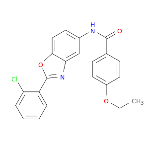 N-[2-(2-CHLOROPHENYL)BENZOOXAZOL-5-YL]-4-ETHOXY-BENZAMIDE