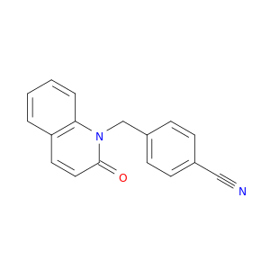 Benzonitrile, 4-[(2-oxo-1(2H)-quinolinyl)methyl]-