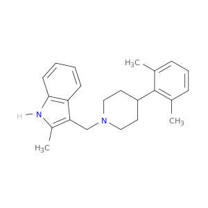 1H-Indole, 3-[[4-(2,6-dimethylphenyl)-1-piperidinyl]methyl]-2-methyl-