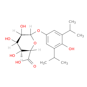 4-Hydroxy Propofol 4-O-β-D-Glucuronide