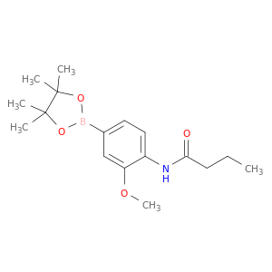 3-甲氧基-4-(丁酰胺基)苯硼酸频那醇酯