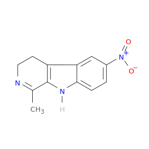 3H-Pyrido[3,4-b]indole, 4,9-dihydro-1-methyl-6-nitro-