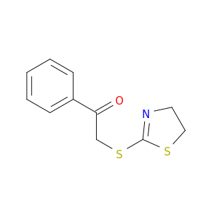 Ethanone, 2-[(4,5-dihydro-2-thiazolyl)thio]-1-phenyl-