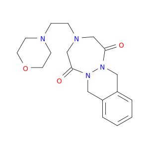 3-(2-(4-MORPHOLINYL)ETHYL)-3,4,7,12-TETRAHYDRO-1H-(1,2,5)TRIAZEPINO[1,2-B]PHTHALAZINE-1,5(2H)-DIONE