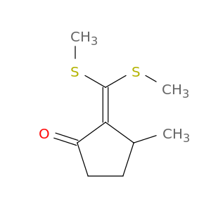 Cyclopentanone, 2-[bis(methylthio)methylene]-3-methyl-