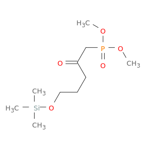 Phosphonic acid, [2-oxo-5-[(trimethylsilyl)oxy]pentyl]-, dimethyl ester