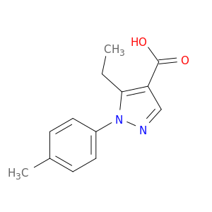 5-乙基-1-(4-甲基苯基)-1H-吡唑-4-羧酸