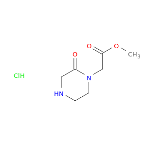 1-哌嗪基乙酸,2-氧代,甲酯,盐酸盐(1：1)