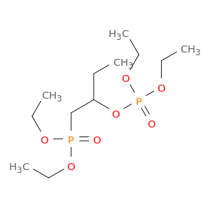 Phosphoric acid, 1-[(diethoxyphosphinyl)methyl]propyl diethyl ester