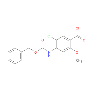 Benzoic acid, 5-chloro-2-methoxy-4-[[(phenylmethoxy)carbonyl]amino]-