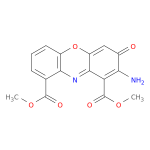 3H-Phenoxazine-1,9-dicarboxylic acid, 2-amino-3-oxo-, dimethyl ester