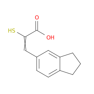 2-Propenoic acid, 3-(2,3-dihydro-1H-inden-5-yl)-2-mercapto-