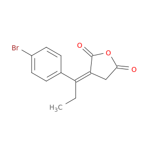 2,5-Furandione, 3-[1-(4-bromophenyl)propylidene]dihydro-, (Z)-