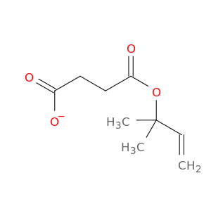 Butanedioic acid, 1-(1,1-dimethyl-2-propen-1-yl) ester
