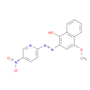 1-Naphthalenol, 4-methoxy-2-[(5-nitro-2-pyridinyl)azo]-