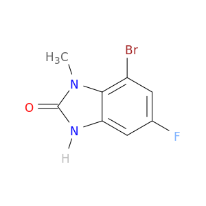 7-Bromo-5-fluoro-1-methyl-3H-1,3-benzodiazol-2-one