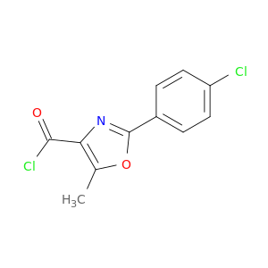 4-Oxazolecarbonyl chloride, 2-(4-chlorophenyl)-5-methyl-