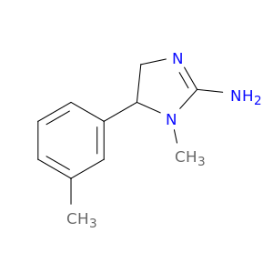 1H-Imidazol-2-amine, 4,5-dihydro-1-methyl-5-(3-methylphenyl)-