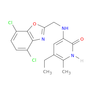 3-(((4,7-Dichloro-1,3-benzoxazol-2-yl)methyl)amino)-5-ethyl-6-methylpyridin-2(1H)-one